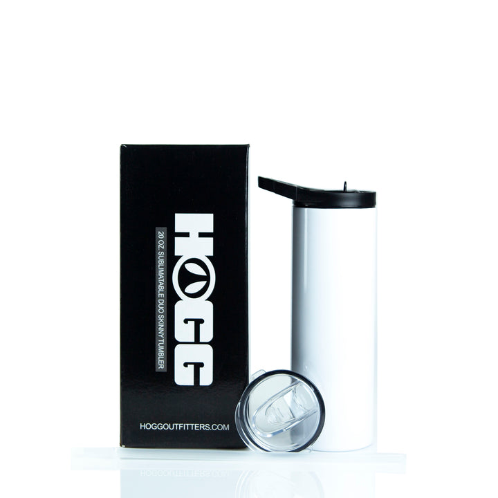 20oz Sublimation Blank Skinny Duo Delight Bundle (2 Cases, 50 Units)