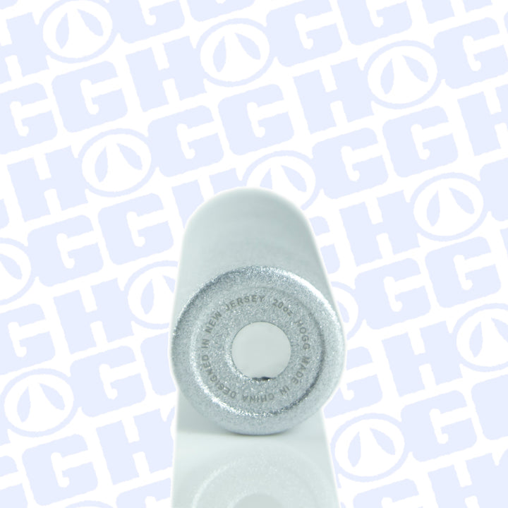 20oz Sublimation Blank Glitter Skinny Tumbler - Silver