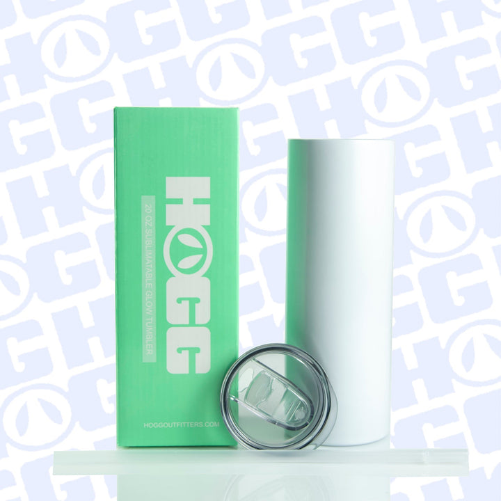 20oz Sublimation Blank Glow Skinny Tumbler Case (24 Units)