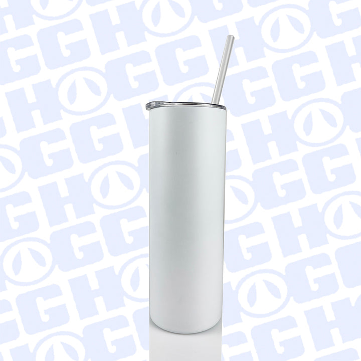 20oz Sublimation Blank Glow Skinny Tumbler Case (24 Units) - Blue