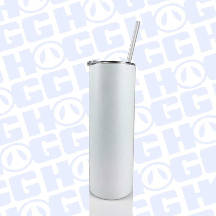 20oz Sublimation Blank Glow Skinny Tumbler Case (24 Units) - Red/Orange