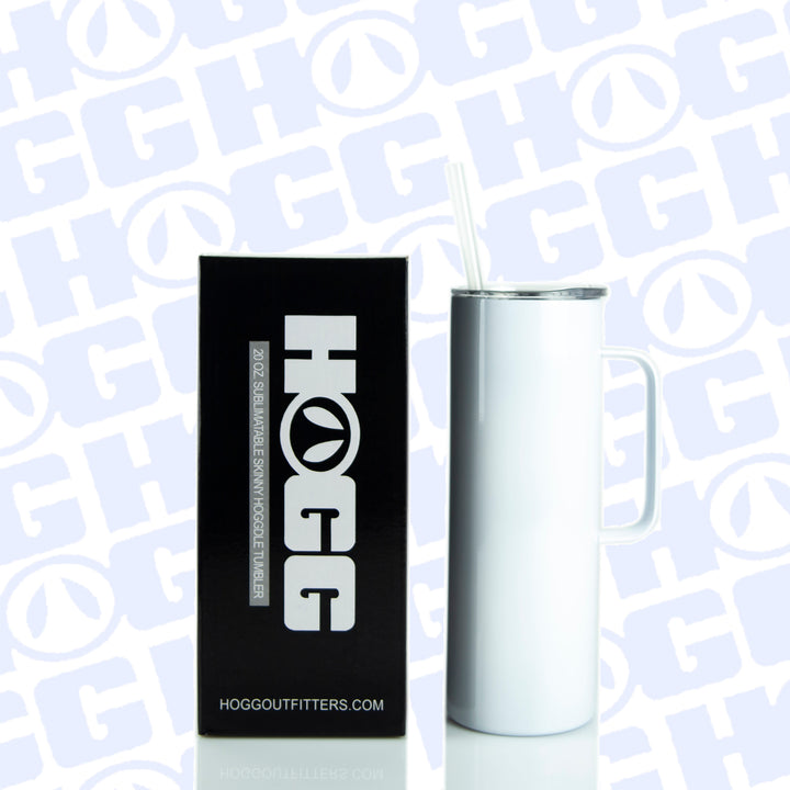 20oz Sublimation Blank Hoggdle Skinny Tumbler Case (25 Units)