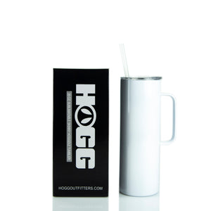 20 oz Hoggdle skinny tumbler template with handle Full wrap