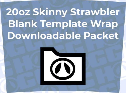 20oz SKINNY STRAWBLER WRAP TEMPLATE