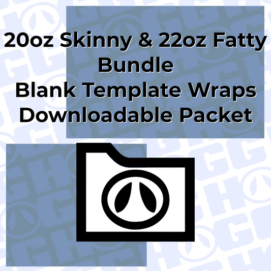 20oz SKINNY & 22oz FATTY WRAP TEMPLATE BUNDLE