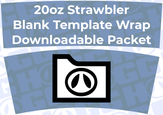 20oz STRAWBLER WRAP TEMPLATE