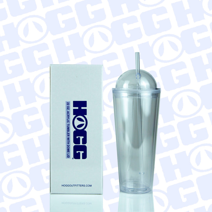 22oz Acrylic Tumbler W/ Dome Lid