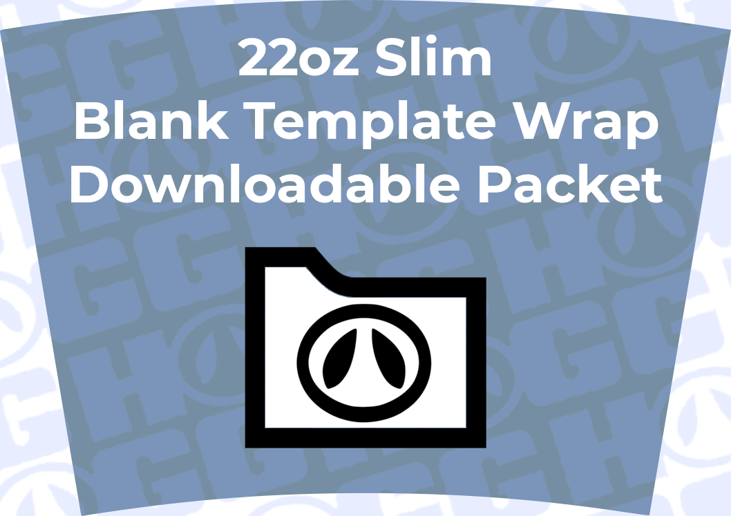 22oz SLIM WRAP TEMPLATE