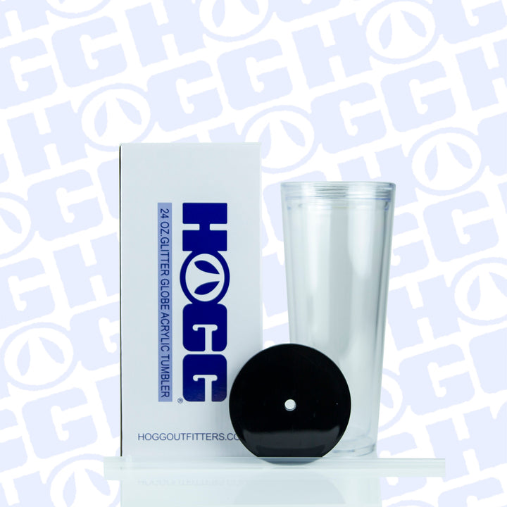 24oz Glitter Globe Acrylic Tumbler
