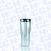 24oz Glitter Globe Acrylic Tumbler