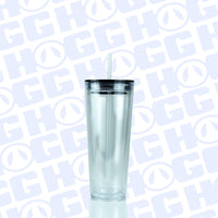 24oz Glitter Globe Acrylic Tumbler Case (24 Units)