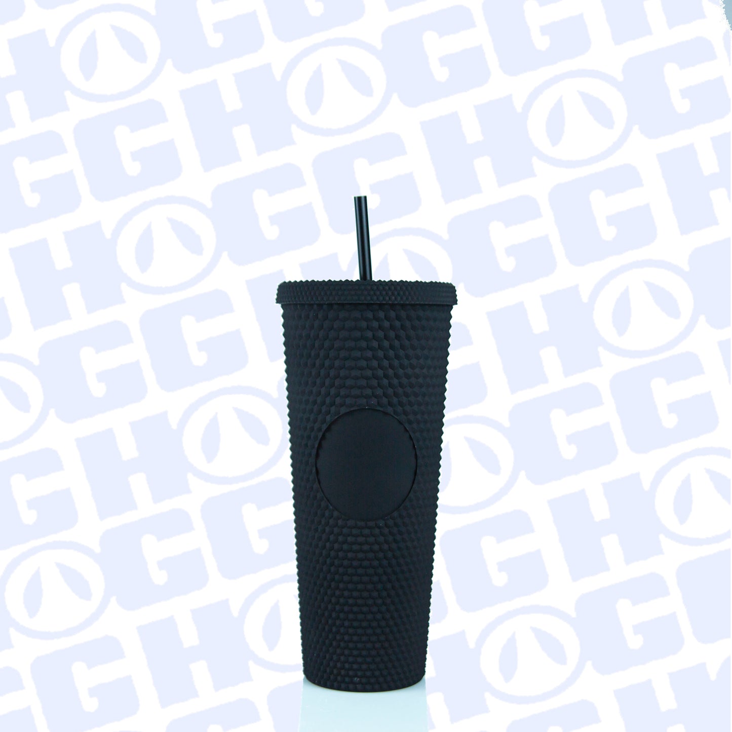 24oz STUDDED TUMBLER CASE (24 UNITS) - BLACK