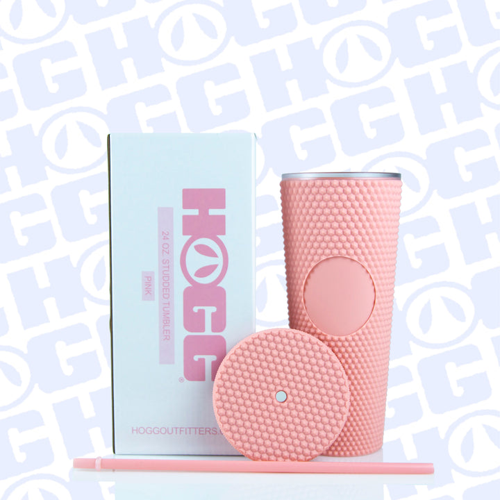 24oz Studded Tumbler Case (24 Units) - Pink