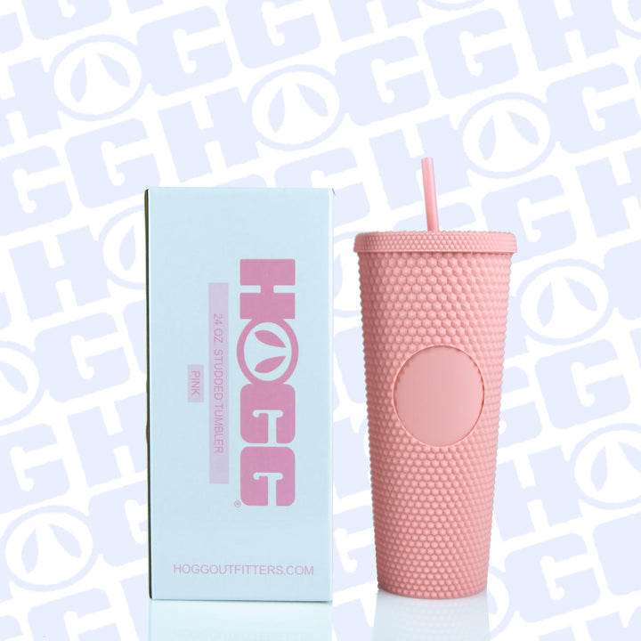 24oz Studded Tumbler Case (24 Units) - Pink