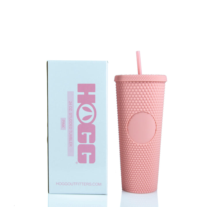 24oz Studded Tumblers — Pink