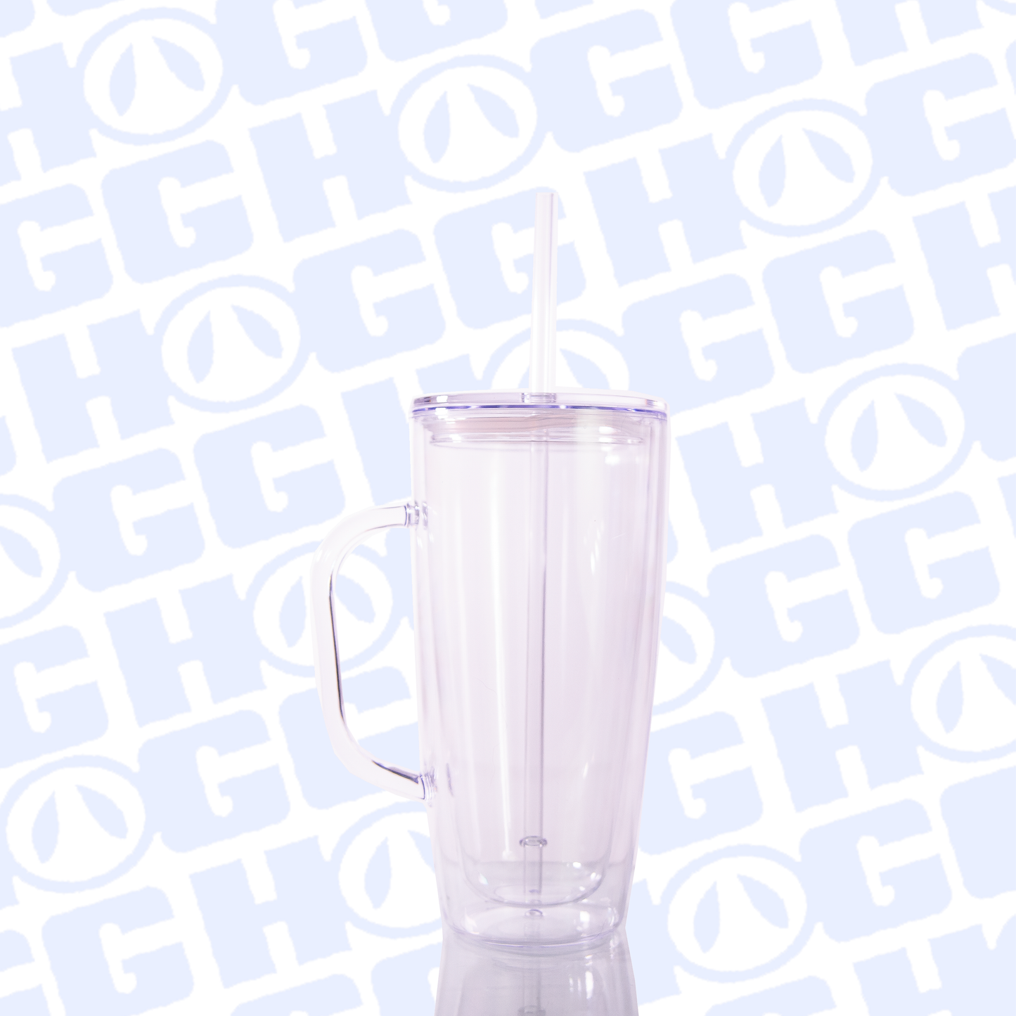 25oz ACRYLIC TUMBLER W/ HANDLE & STRAW