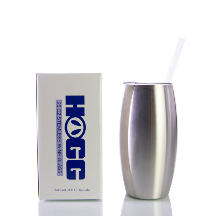 25oz Stemless Tumbler W/Straw — Packaging