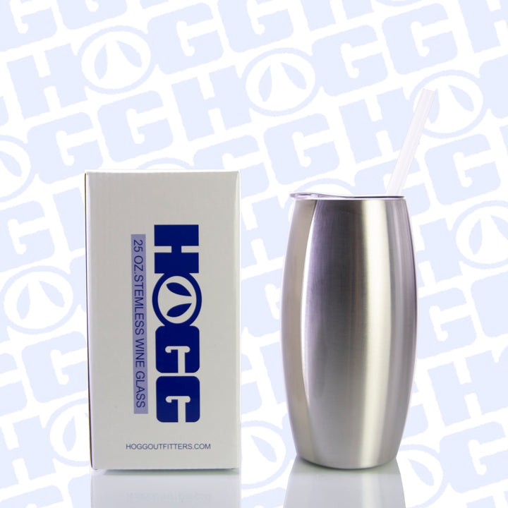 25oz Stemless Tumbler W/Straw — Packaging