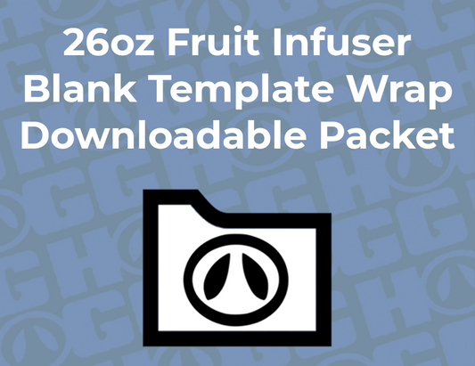 26oz FRUIT INFUSER WRAP TEMPLATE