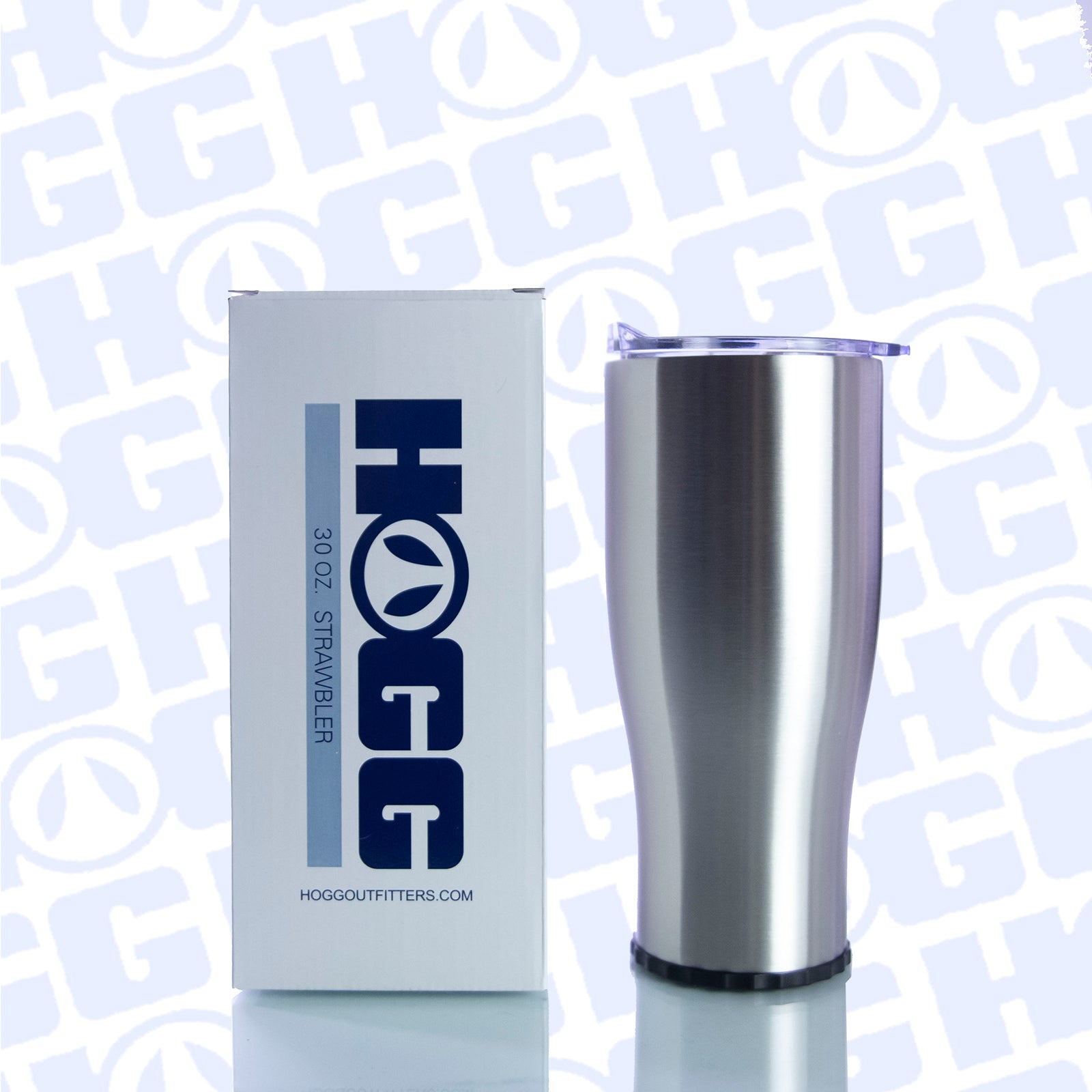New HOGG 30 oz. Stainless Steel Curved Sublimation Tumbler W/ Sliding Lid  SB1103