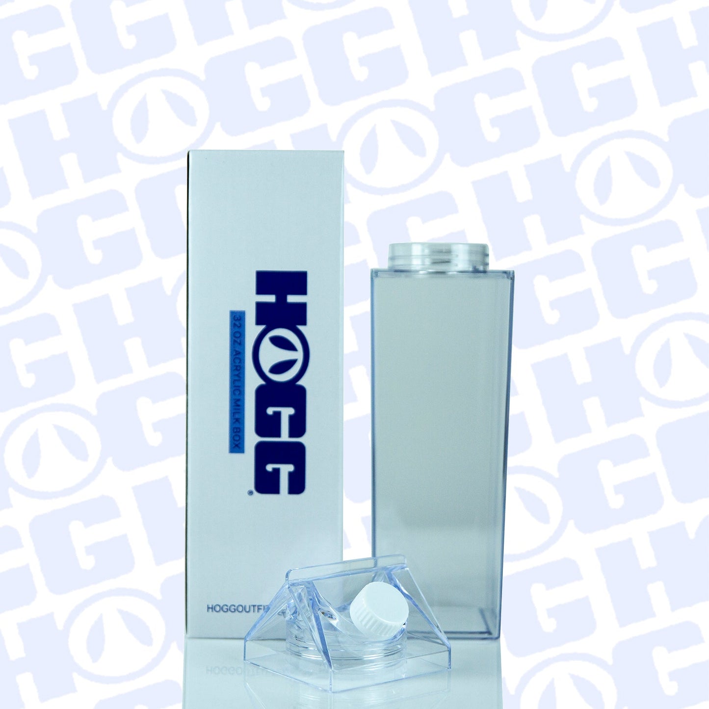 32oz ACRYLIC MILK BOX CASE (25 UNITS)