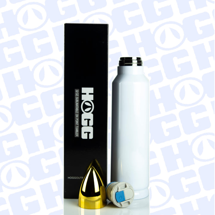 32oz Sublimatable "On Point" Bullet Tumbler
