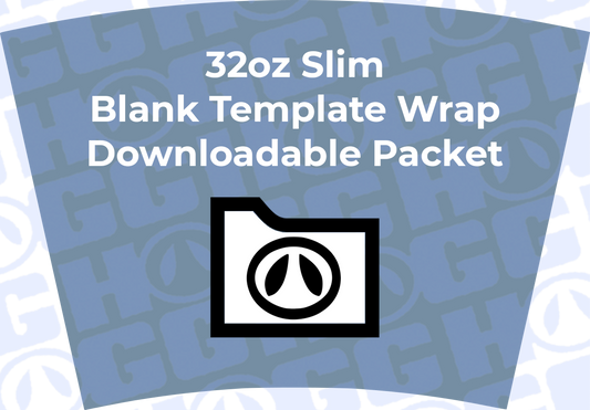 32oz SLIM WRAP TEMPLATE