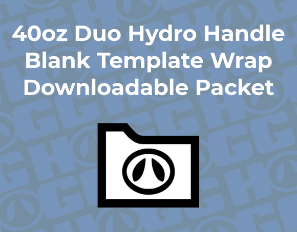 40oz DUO HYDRO HANDLE WRAP TEMPLATE