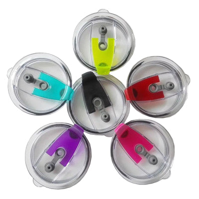 20oz Flip Top Straw Friendly Lids - drinkware straw accessory for tumbler businesses and personalized drinkware