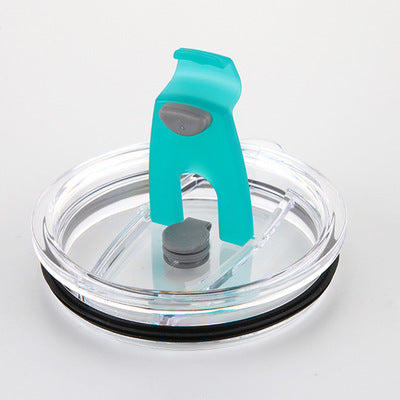 20oz Flip Top Straw Friendly Lids - side view | drinkware straw accessory
