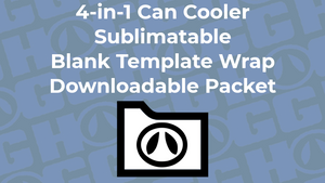 4-IN-1 SUBLIMATABLE CAN COOLER WRAP TEMPLATE