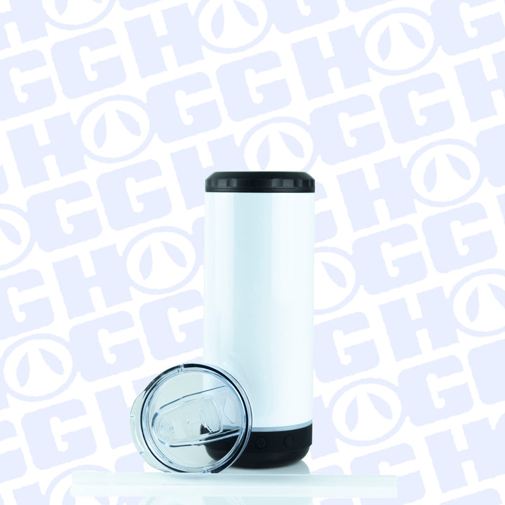 4 in 1 Sublimatable Speaker Can Cooler Case (25 Units) - Black Speaker — Black