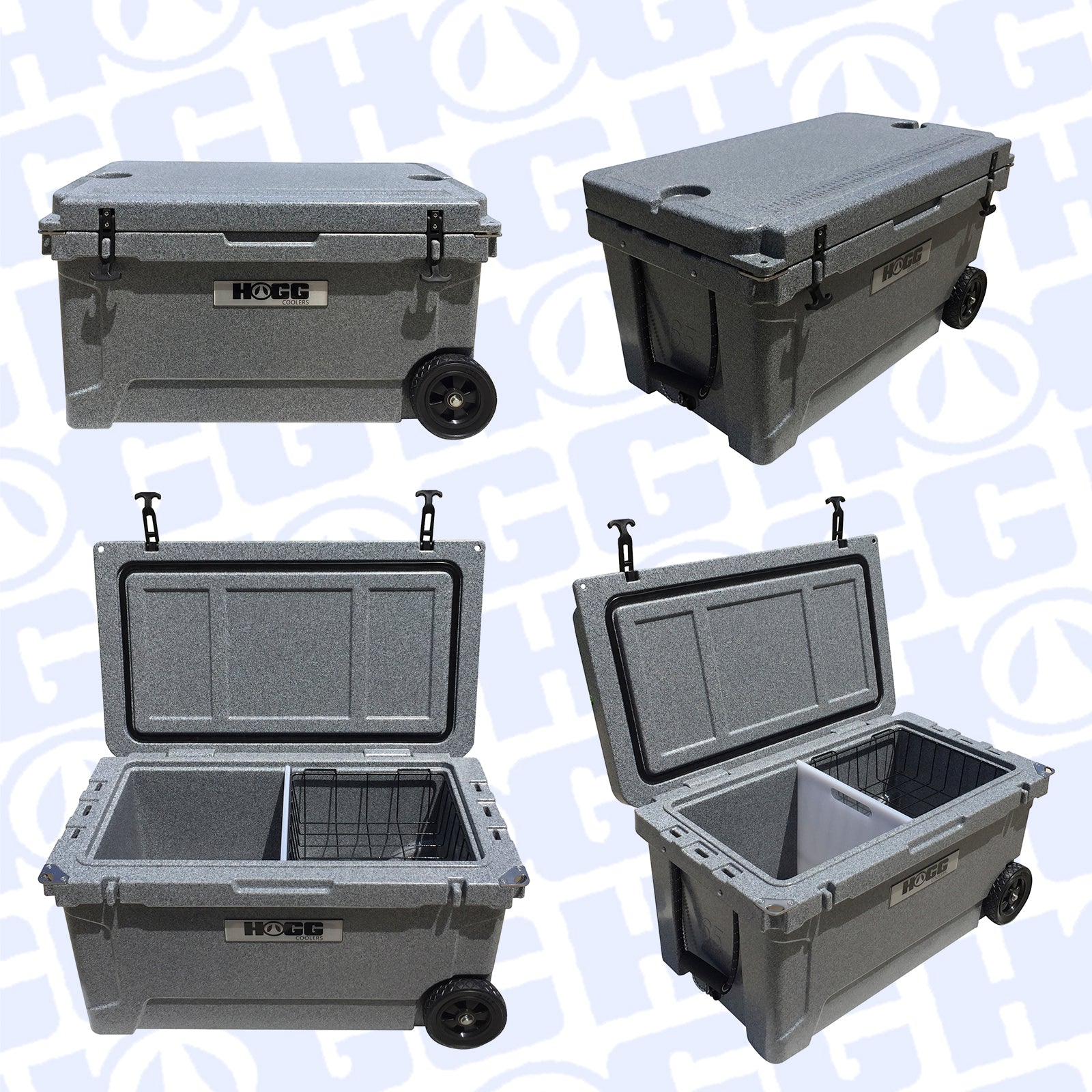 HOGG COOLERS 20qt, 35qt, 45qt, 65qt, 110qt