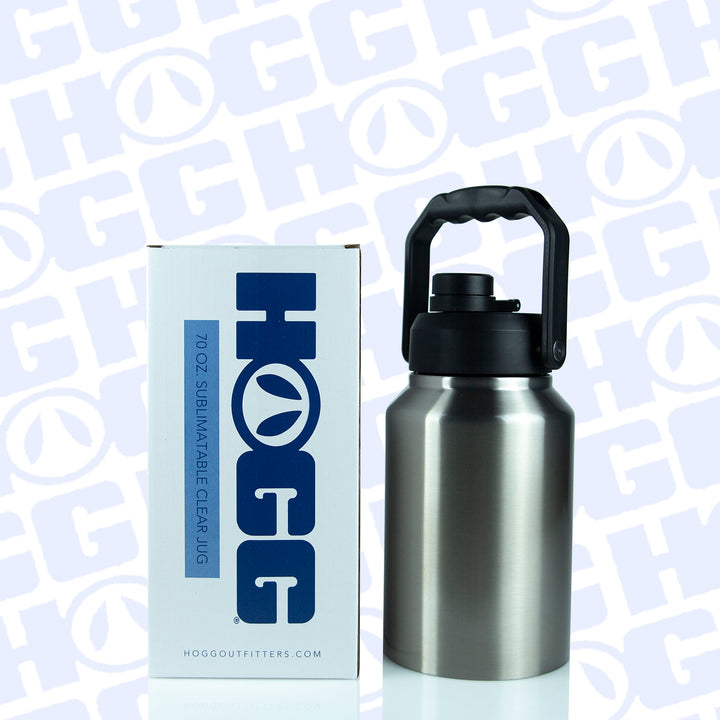 70oz Sublimatable Clear Jug Case (9 Units) | Clear