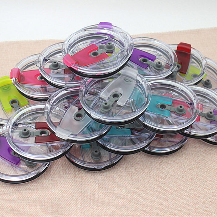 20oz Flip Top Straw Friendly Lids - alternate angle | drinkware straw accessory