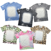 Sublimatable Bleached T-shirts - sublimatable apparel blank for custom apparel businesses and personalized gifts