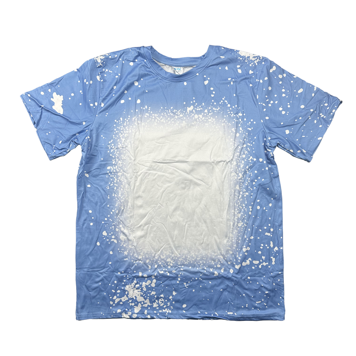 Sublimatable Bleached T-shirts - alternate angle | sublimatable apparel blank
