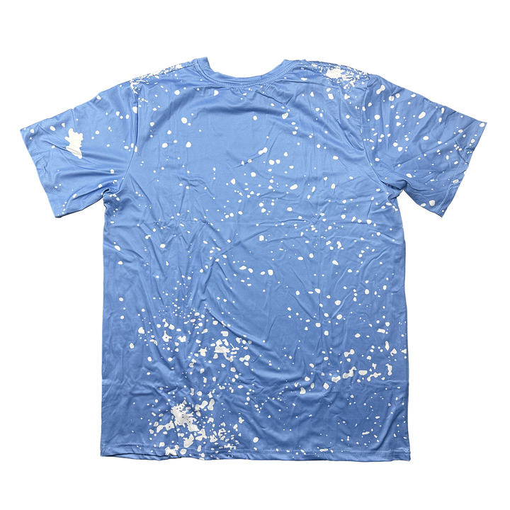 Sublimatable Bleached T-shirts - close-up | sublimatable apparel blank
