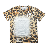 Sublimatable Bleached T-shirts - side view | sublimatable apparel blank