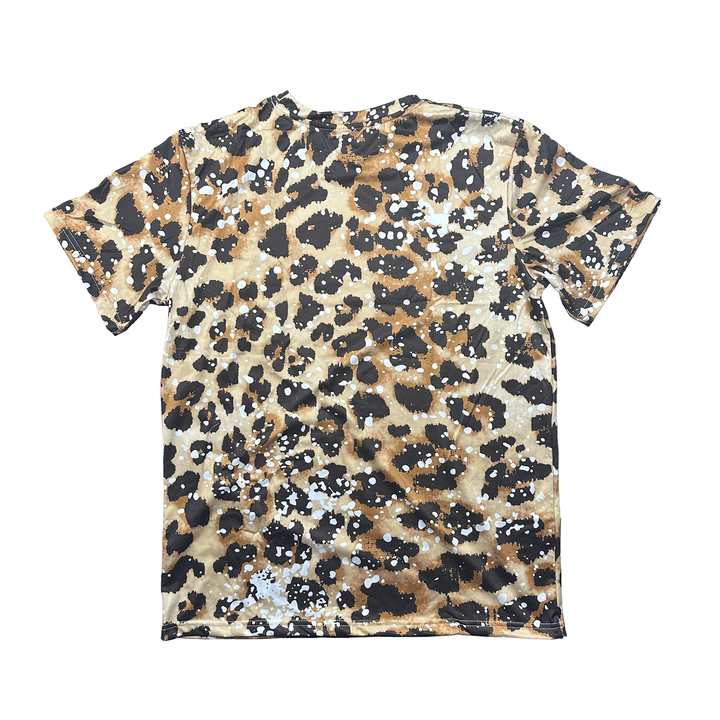 Sublimatable Bleached T-shirts - top view | sublimatable apparel blank