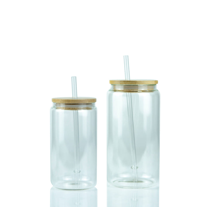 Sublimatable Glass Can Tiny Bundle (6 Units) | Clear