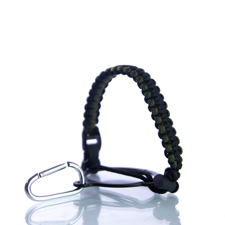 Portable Hydro Bottle Straps — Hunter Green/Black