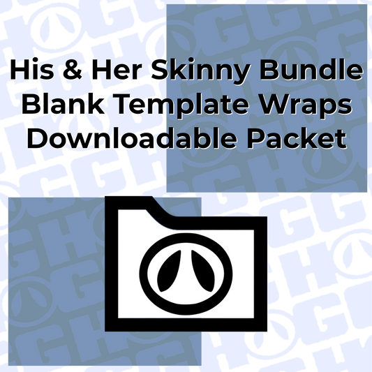 HIS & HER SKINNY WRAP TEMPLATE BUNDLE