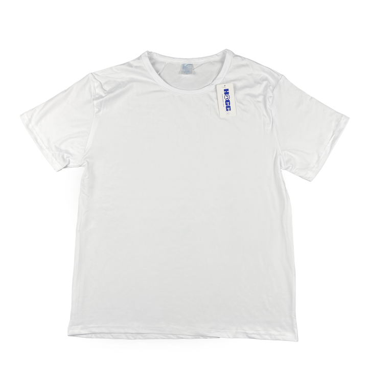 Sublimatable White T-shirt - front view | sublimatable apparel blank