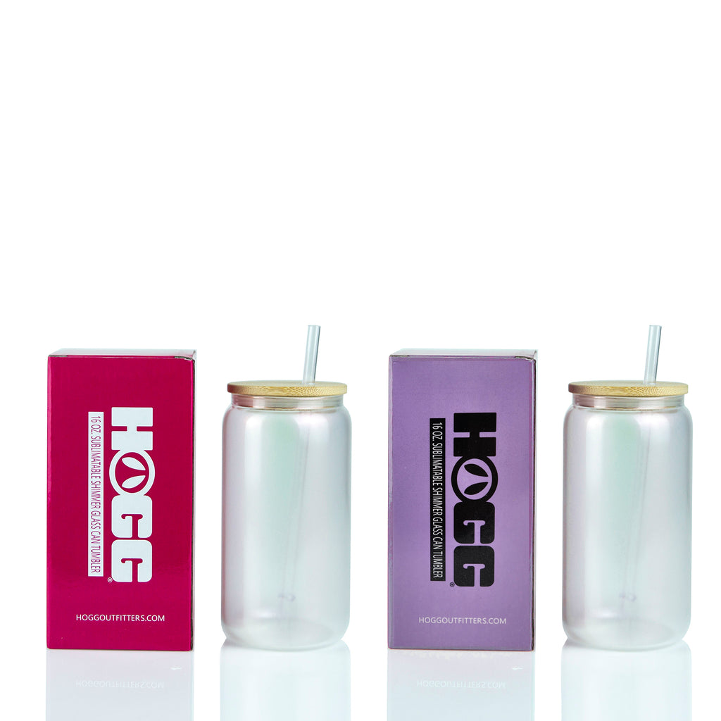 16oz Sublimatable Shimmer Glass Can Tumbler – The Stainless Depot