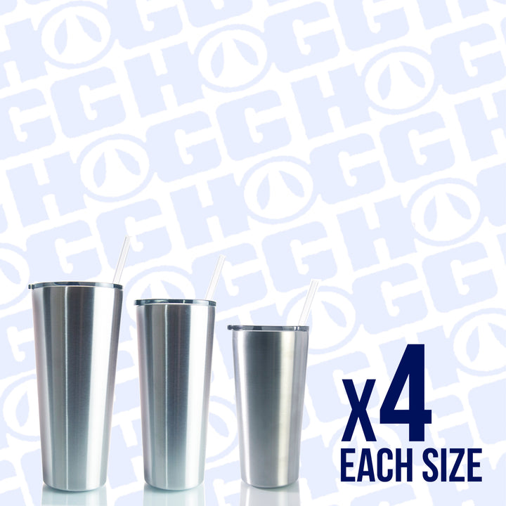 Slim Family Bundle - 4 of Each - 32oz Slim, 22oz Slim & 16oz Slim (12 Units)