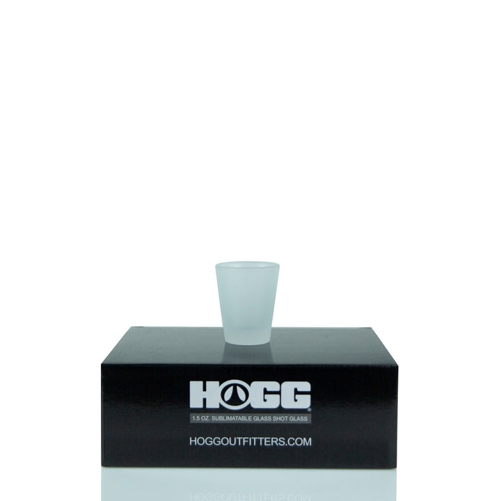 1.5oz Sublimatable Matte Glass Shot Glass (12 Units) | Wholesale Blank Case