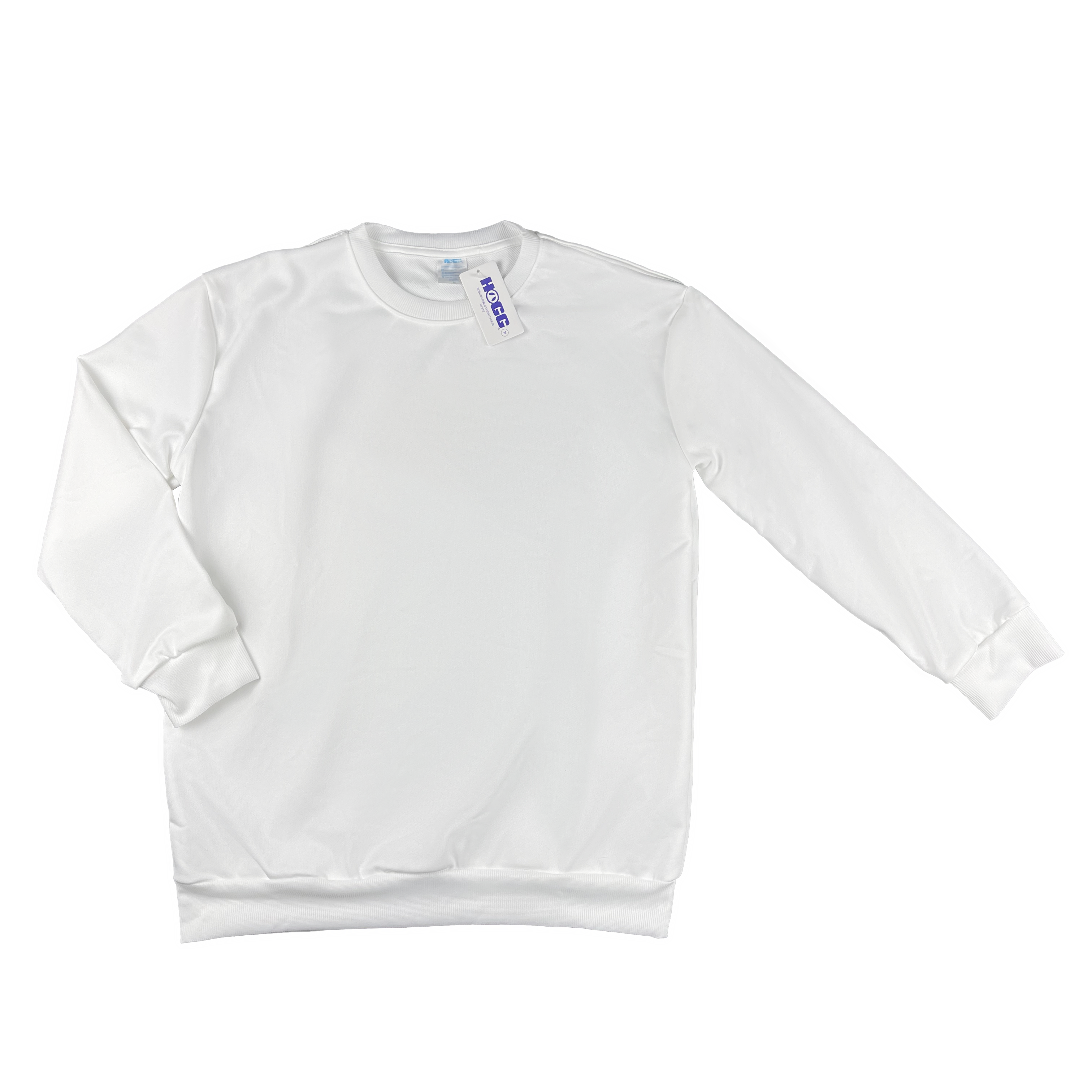 Bulk Deal: Lot of 30 White Sublimatable Sweatshirts - Perfect for Customization & Resale