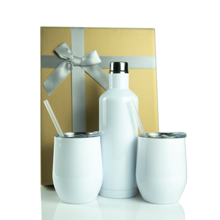 Sublimatable Wine Glass Gift Set