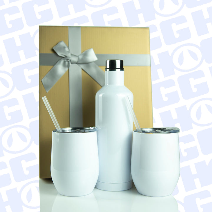 Sublimatable Wine Glass Gift Set
